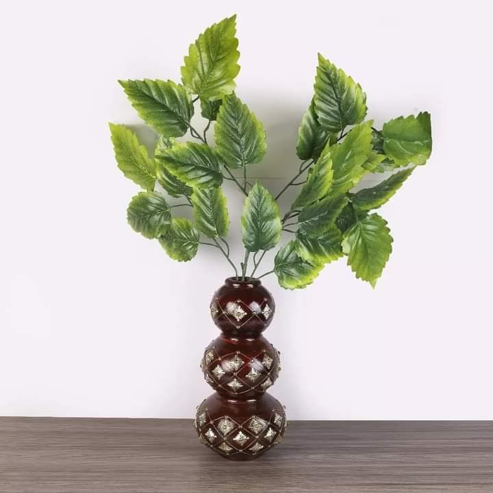 Hand-Carved Wooden Flower Vase (Set of 3, Graduated Sizes) gallery image 3