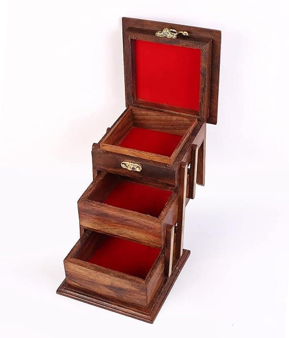 Handcrafted Wooden Kitchen Utensil Set with Holder (5-Piece) gallery image 5