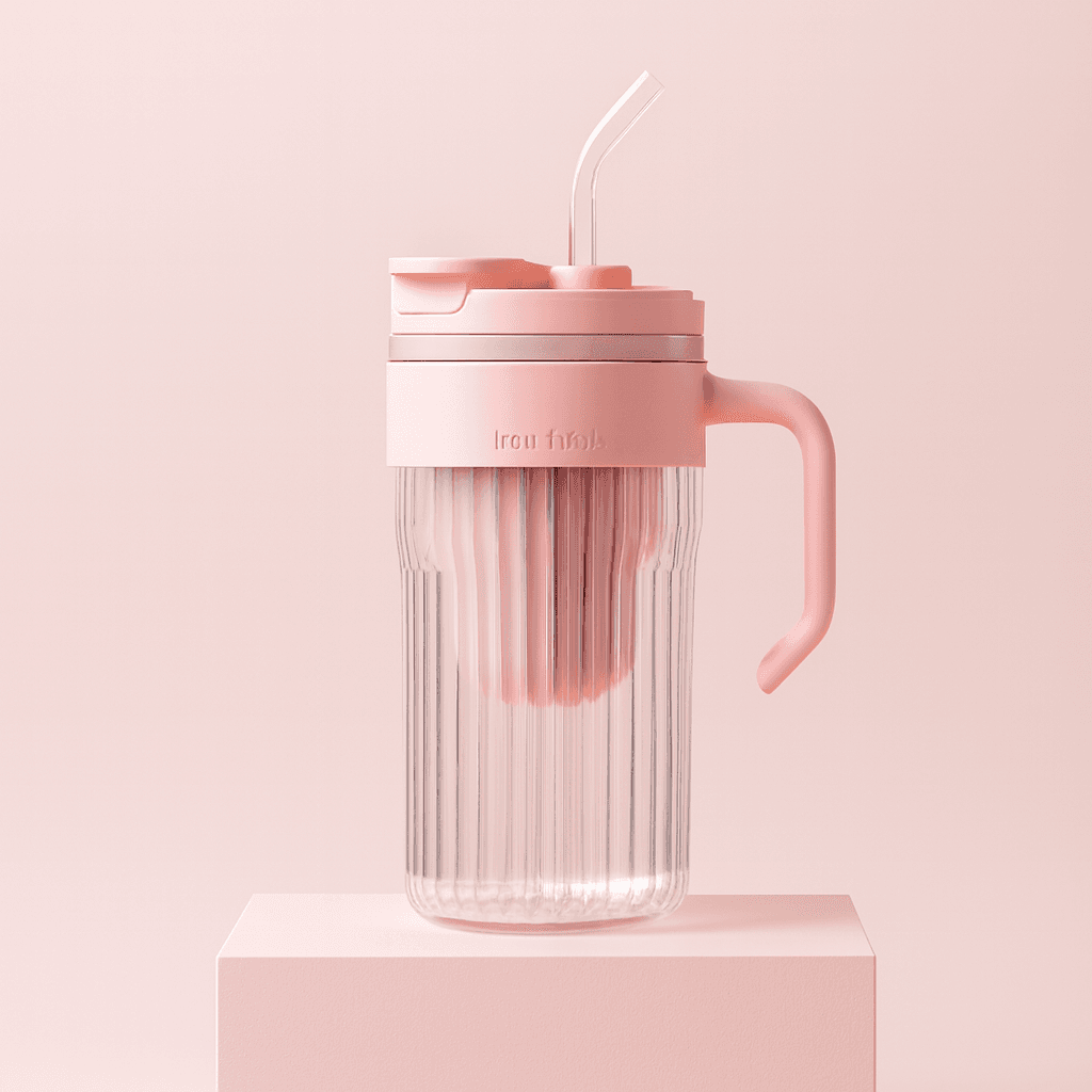Inarkaa 550ml Glass Tumbler with Infuser Lid, Handle & Straw | Leakproof Sipper Cup for Juice, Coffee, Iced Tea & Cocktails | BPA-Free Borosilicate Glass | Home, Office & Travel
thumbnail 5